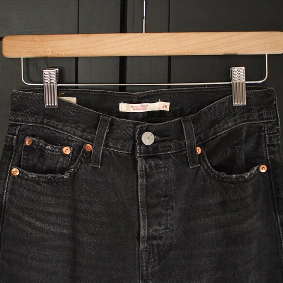 Levi's | Vintage Wedgie Straight Black Jeans - Picture 3 of 9